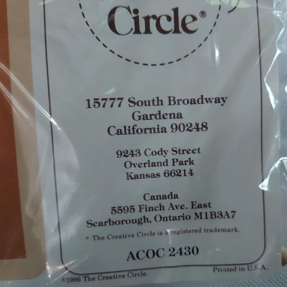 Creative Circle Needlework Cross Stitch Kit King Of Angels Hanging Banner #2423